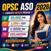 Y4- OPSC ASO 2026 !! E-BOOK (PDF) 50,000 BEST PYQ &amp; 1,100 PYQ TEST !! CHAPTER WISE LAST 5 Years ALL QUESTIONS &amp; ANSWER